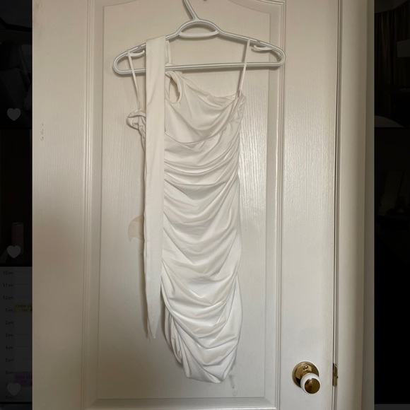 Princess Polly White Masen Mini Dress - Size 6 - Picture 4 of 4